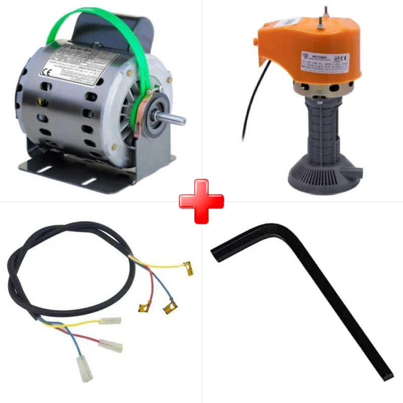 پک ویژه دینام کولر 3/4 موتوژن مسی مخصوص کولرهای 7000 به بالا به همراه الکتروپمپ آب کولر موتوژن مسی و دو قلم دیگر