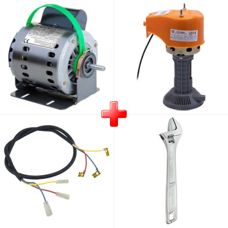 پک ویژه دینام کولر 3/4 موتوژن مسی مخصوص کولرهای 7000 به بالا به همراه الکتروپمپ آب کولر موتوژن مسی و دو قلم دیگر