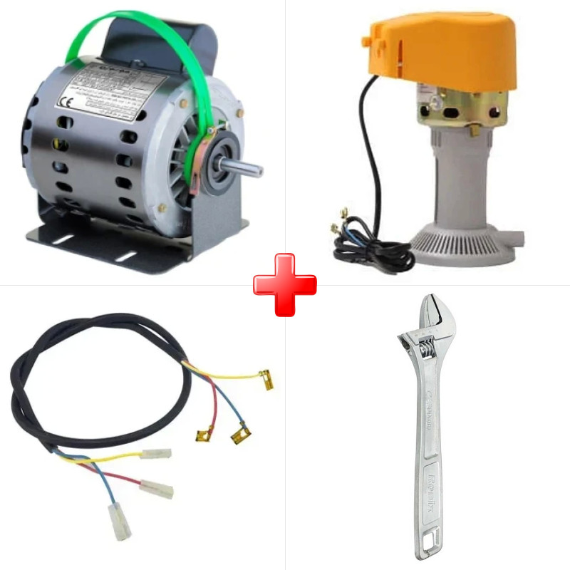پک ویژه دینام کولر 1/2 موتوژن مسی مخصوص کولرهای 5000 تا 6000 به همراه الکتروپمپ آب کولر آبی آریاژن و دو قلم دیگر
