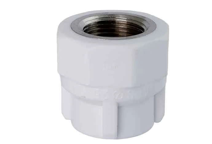 بوشن یکسر فلز سفید 25x3/4