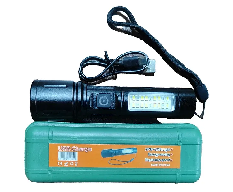 چراغ قوه دستی ZY618 نور مهتابی
