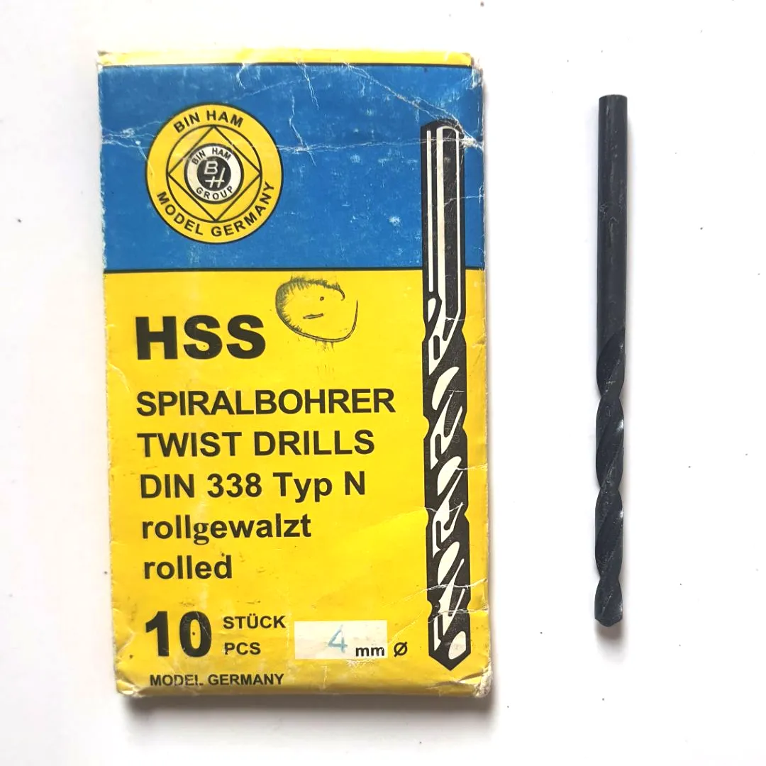 مته آهن HSS مشکی سایز 3 برند BIN HAM